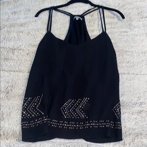 Black Embellished Women's Top